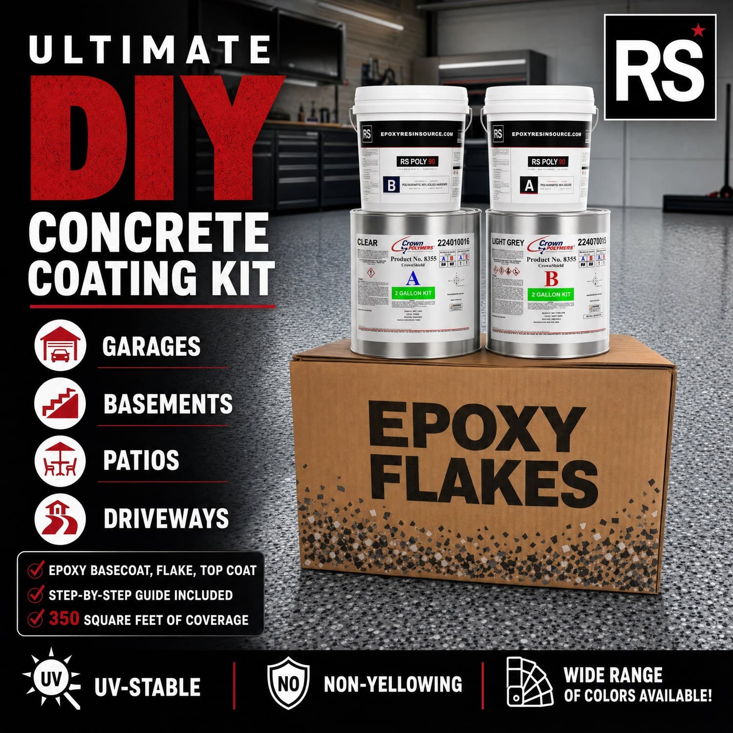 DIY Concrete Floor Kit